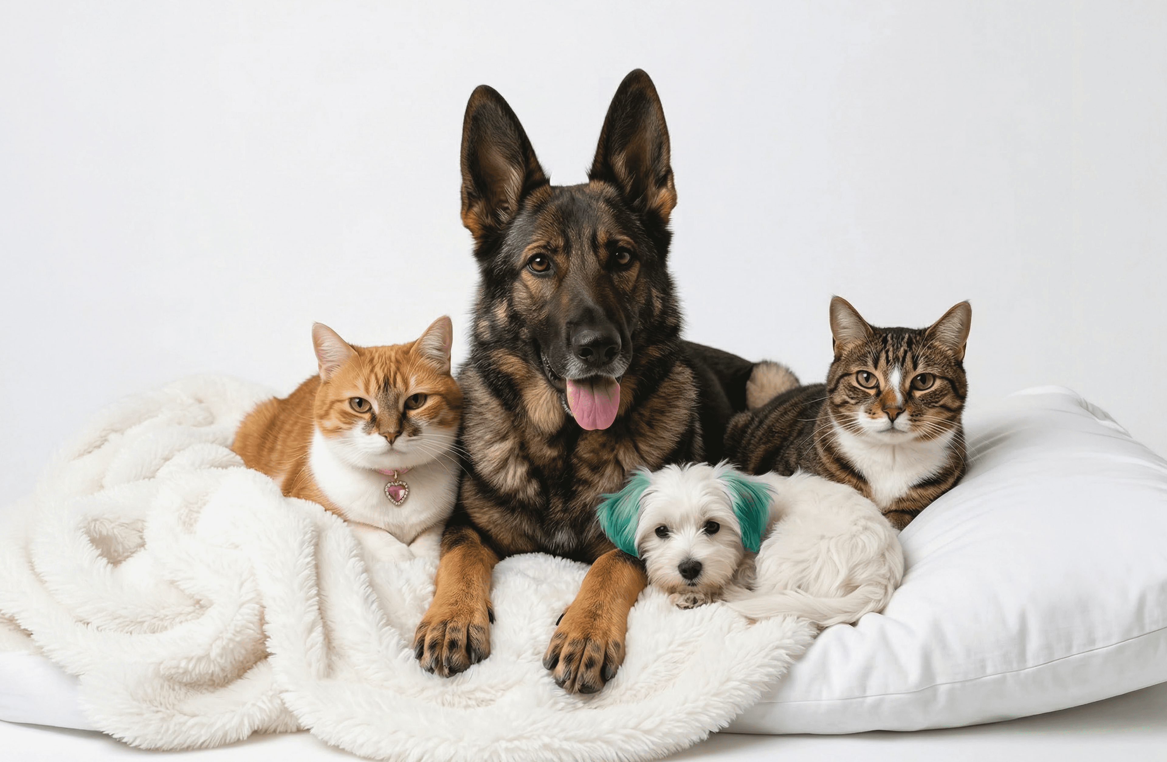 Animalele din bannerul MDP Vet